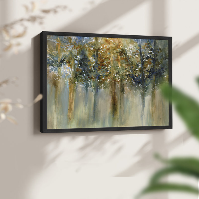 «Rustic Leaves II», reproduction encadrée, Noir, noir, noir, noir, H 22 po x l 28 po