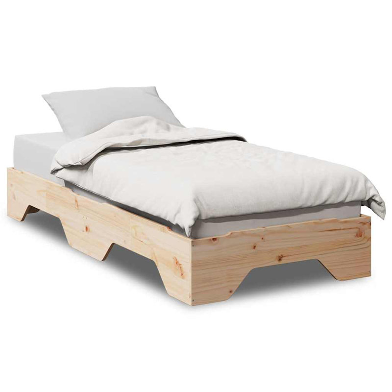 Carennac Bed, Brown, white and pink, 75 x 190cm