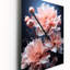 Horloge murale rose-99632738