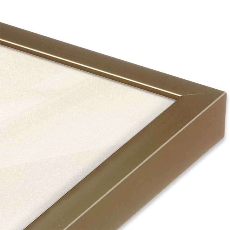 Silent Serenity III Print, Brushed Gold Framed, 17.25" H x 13.25" W