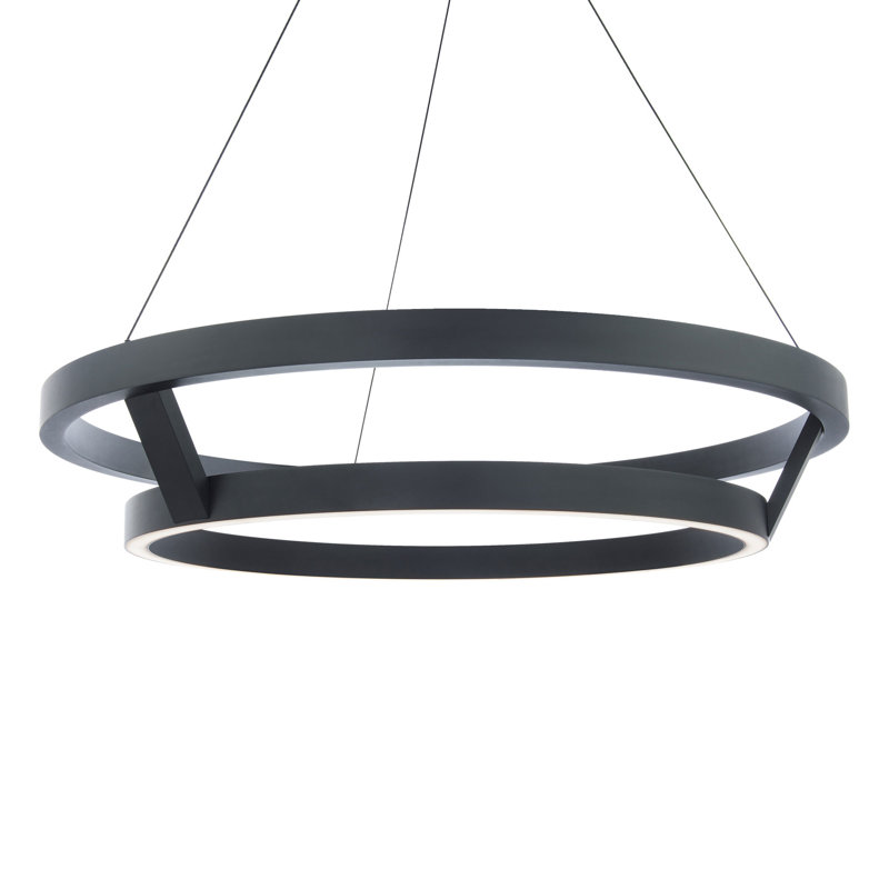 Imperial 1 - Light LED Unique/Statement Pendant, Black