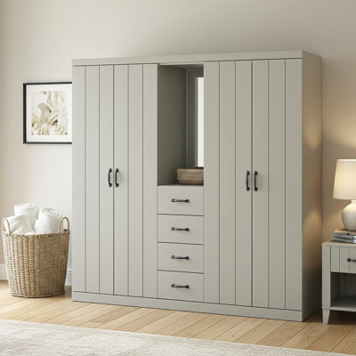 Allington 4 Door 4 Drawer Combi Fitment Wardrobe