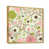 Toile avec cadre flottant or