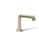 Occasion Sink with Straight Design Single Hole Faucet Bathroom Faucet with Drain Assembly