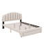 Grand lit plateforme tapissier en molleton avec tiroirs-1359195275