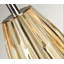 Cognac Simple Clear Tinted Bronze Glass Lamp