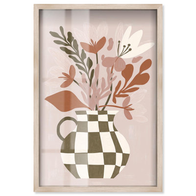 Décoration murale «Faux Botanical II» par Art Remedy, cadre blond, 17 x 25