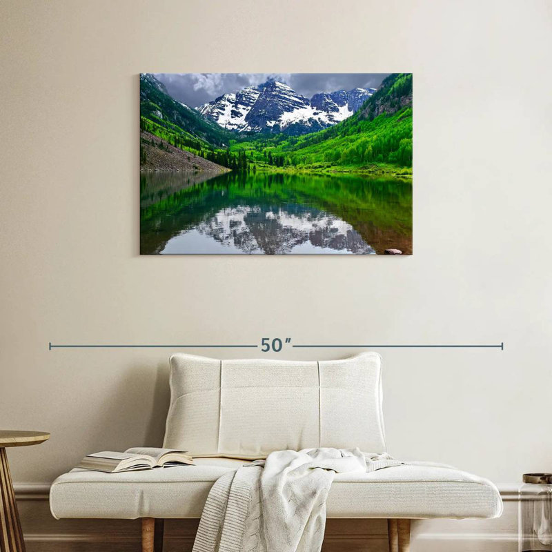 Alvord Maroon Bells Lake, paysage, H 24 po x l 36 po