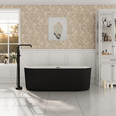 Baignoire de trempage autoportante en acrylique 67 po. X 31,5 po. Sedona