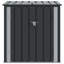 VidaXL 101.5cm W 300L Steel Lockable Cabinet Deck Box in Black