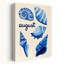 «Blue August Seashells», reproduction d'art mural côtier abstrait-995763744