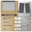 Store à enroulement extérieur sans cordon, stores de patio sans assemblage avec tissu 420 g / m² amélioré pour une protection à 95% contre les rayons UV, pare-soleil pour espaces intérieurs et extérieurs-1238723530-1238723531