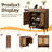 Multi-Functional Shoe Storage Cabinet with Rattan Doors and Drawers-1206432248