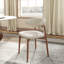 Ensemble de 2 chaises d'appoint en bois massif Midland revêtues de cuir noir / brun / brun foncé-2040723081-2014797538