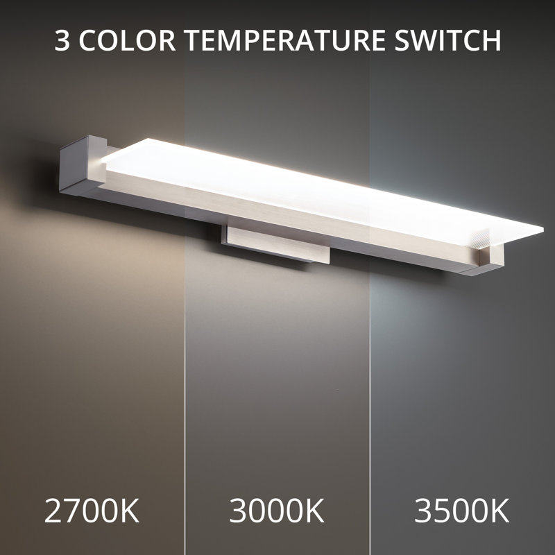 1 - Light LED Bath Bar, Brushed Nickel