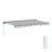 Semi-Cassette Patio Awning with LED Lights - Moroccan Collection -54833131-54833135
