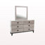 Meuble de chambre à coucher de style moderne avec commode 1 pièce et tiroirs 6X tiroirs-364743063