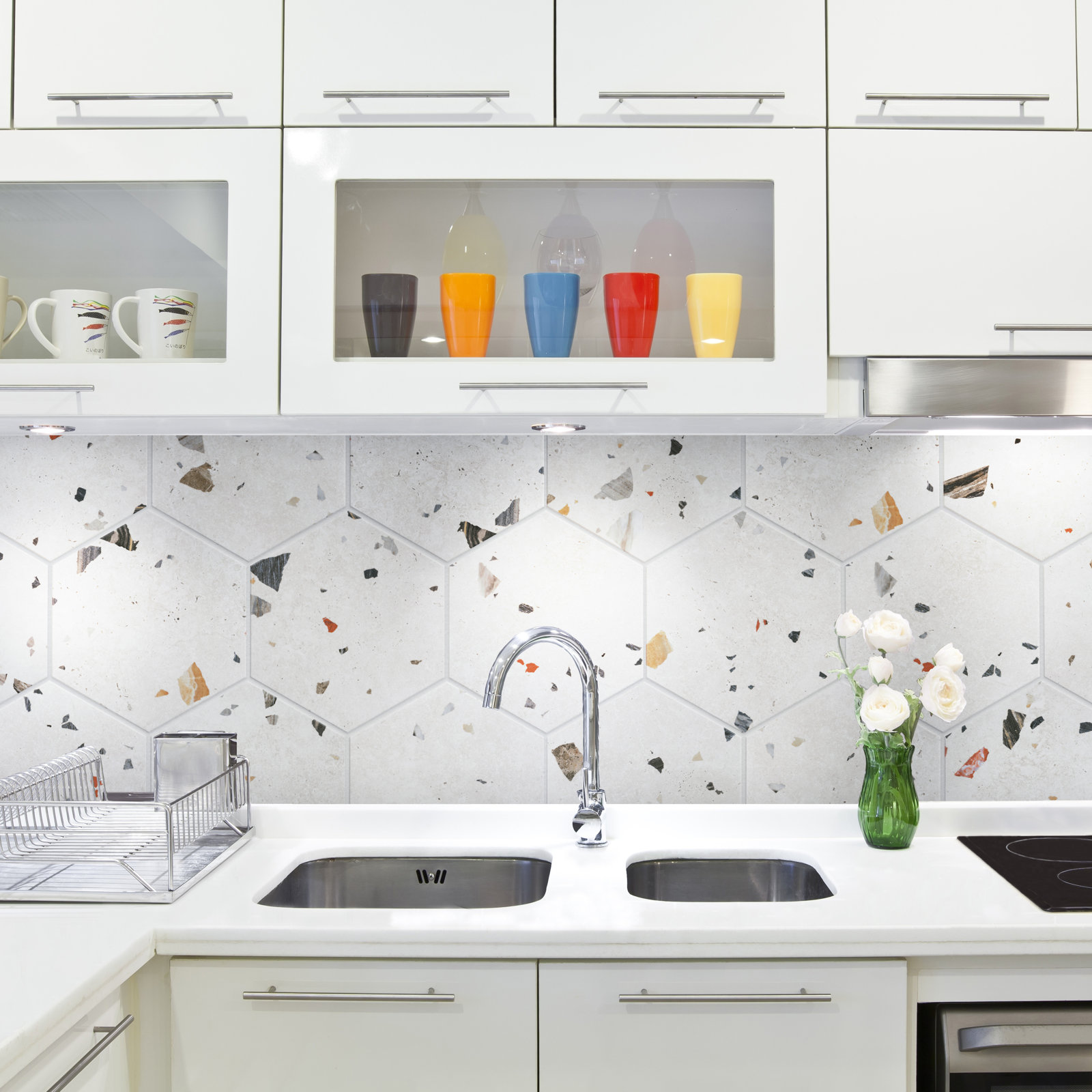 Sonar 9" x 10" Porcelain Concrete Look Wall & Floor Tile