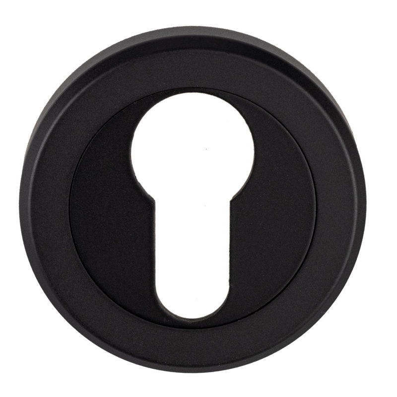 Serozzetta Rose / Rosette, Matt Black - Euro