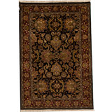 Oriental Area Rug in Black/Brown