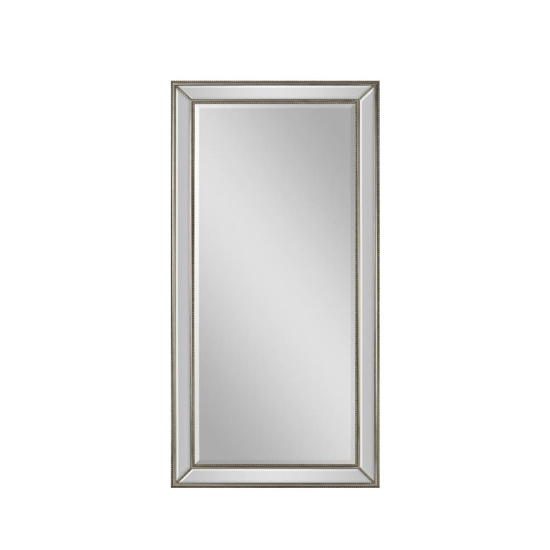 Miroir mural rectangulaire en métal