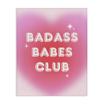 Bad*ss Babes Club Canvas Wall Art by House of Lulu