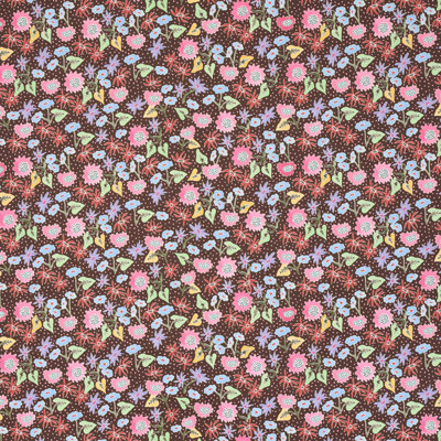 Schumacher x Happy Menocal Calico Wallpaper