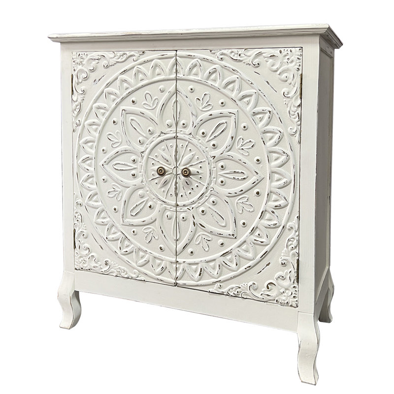 Buffet décoratif Salbu, Blanc
