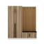 Support de couloir moderne avec finition noyer, 70,9 x 82,7 x 13,8 pouces | 100% panneau de particules enduit de mélamine, épaisseur: 0,7 pouce | Solution de rangement élégante pour le vestibule et le couloir, design durable et élégant-102347073