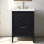 Meuble-lavabo simple 24 po avec plateau en pierre reconstituée Bilroy-749383638