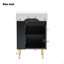 Meuble-lavabo 21,6 po, armoire combinée, meuble de rangement pour salle de bain, lavabo simple en céramique, rangement à droite-1460674002