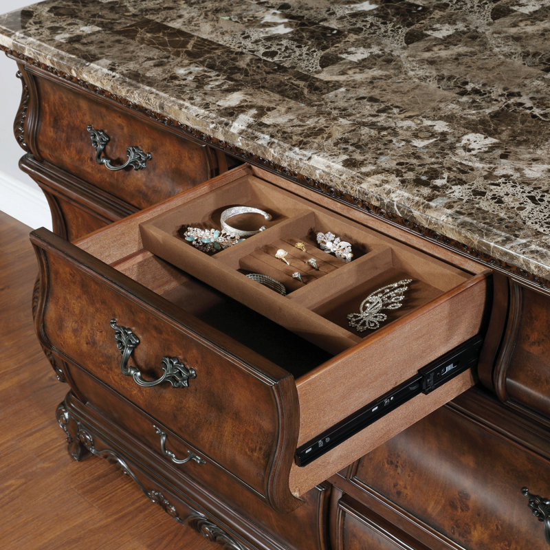 Commode double 7 tiroirs Garridan