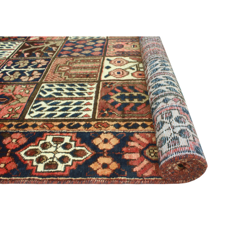 Khusbu Distressed Kannon Rust Runner