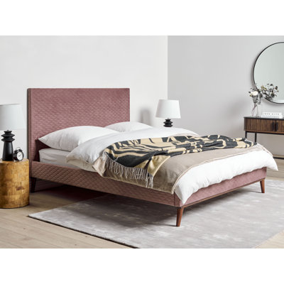 Adamira Upholstered Velvet Bed