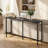 71'' Counter Height Bar Dining Table With Metal Frame , Pub Sofa Table For Kitchen And Living Room-2134696384-2134696391