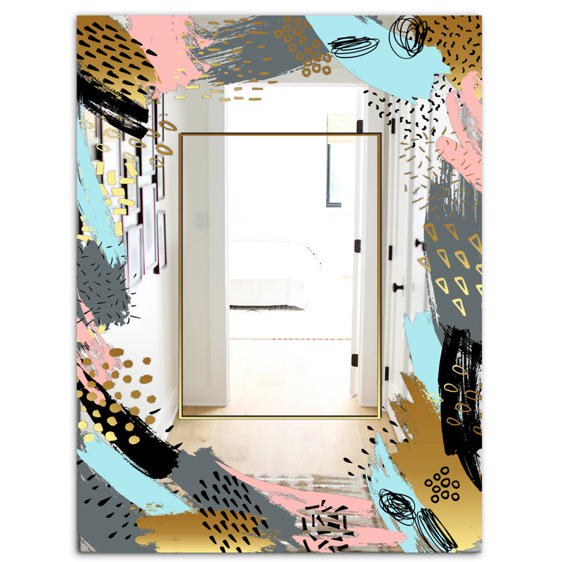 Miroir d'appoint moderne et contemporain, H 39,4 po x l 29,5 po x P 0,24 po