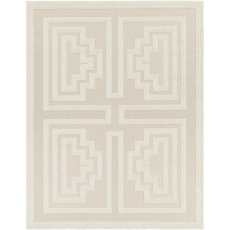 Tapis Boudicca beige, Rectangle 6 pi 7 po x 9 pi