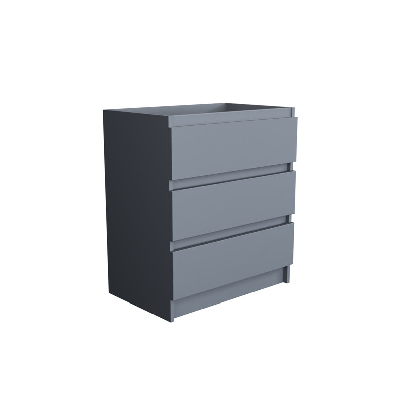 Pepper 29.25'' Single Bathroom Vanity Base Only, Gray