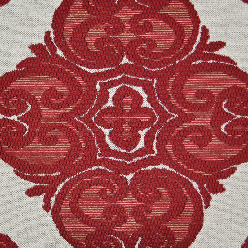 Cotillion Square Pillow Cover & Insert, Red