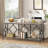 Très longue table d'appoint 70,86 po, console 2 niveaux-210379293
