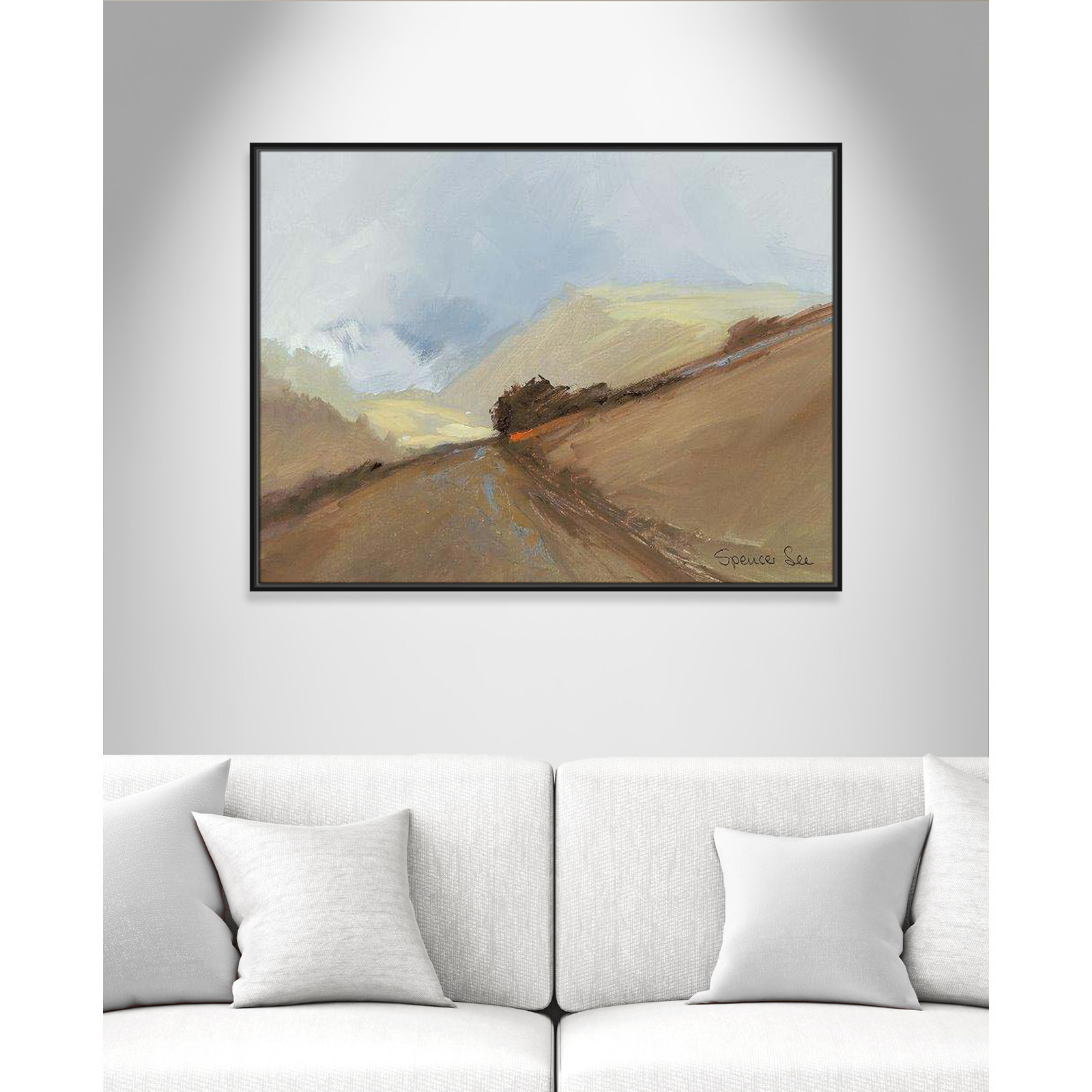 Heaven And Earth II by Spencer Lee, 31.5'' H x 41.5'' W x 2'' D, Black Framed