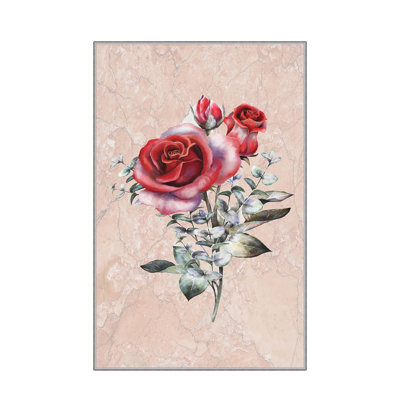 Luxurious Woven Area Rug, 5.9 x 9.2 ft, 100% Polyester, Antibacterial | Non-Slip PVC Felt Dot Underside, 0.3 in Pile Height | Machine Washable, 3D Digital Print, Perfect for Living Room & Bedroom Décor