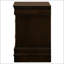 Table de chevet 2 tiroirs Demetra Cappuccino avec poignée classique, parfaite pour un rangement organisé et élégant
