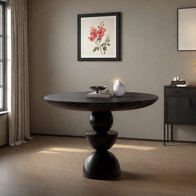 Table ronde durable Pure Black