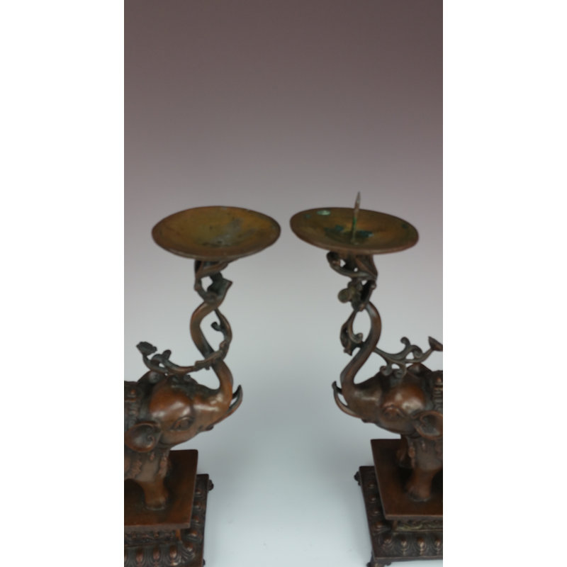 12'' H Brass Tabletop Tealight Holder