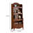Fine Brown Rubber Wood Solid Wood Bookcase