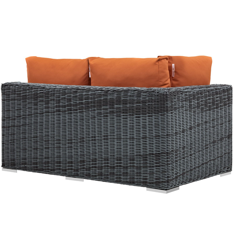 Causeuse de terrasse Sunbrella, Toile Sunbrella® toscan