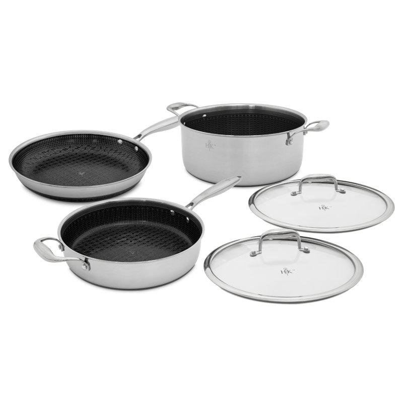 Hell's Kitchen Hybrid 5-Piece Cookware Set