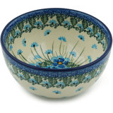 Forget Me Not Stoneware Rice Bowl