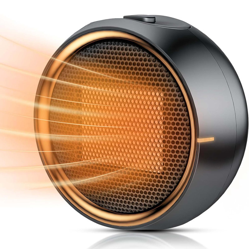 Mini Portable 500w Ptc Ceramic Space Heater For Indoor Use With Fast Heating And Safety Protection